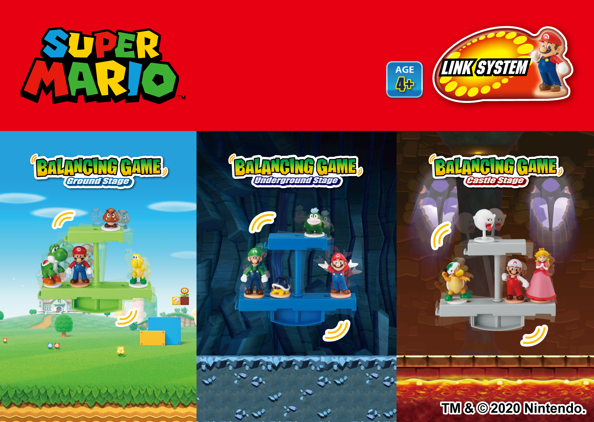 Jogo de Equilíbrio - Super Mario - Balancing Game Ground - Epoch