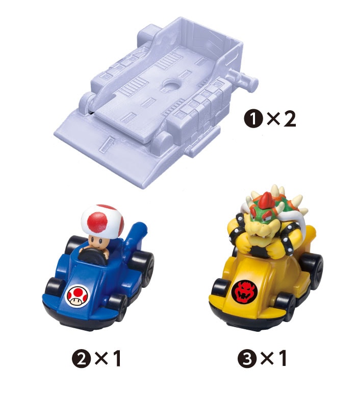 RACING DELUXE Expansion Pack Bowser & Toad Inhoud