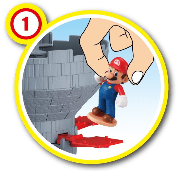 Epoch Games Super Mario Blow Up! Shaky Tower Balancing Game - Tabletop  Skill and Action Game with Collectible Super Mario Action Figures