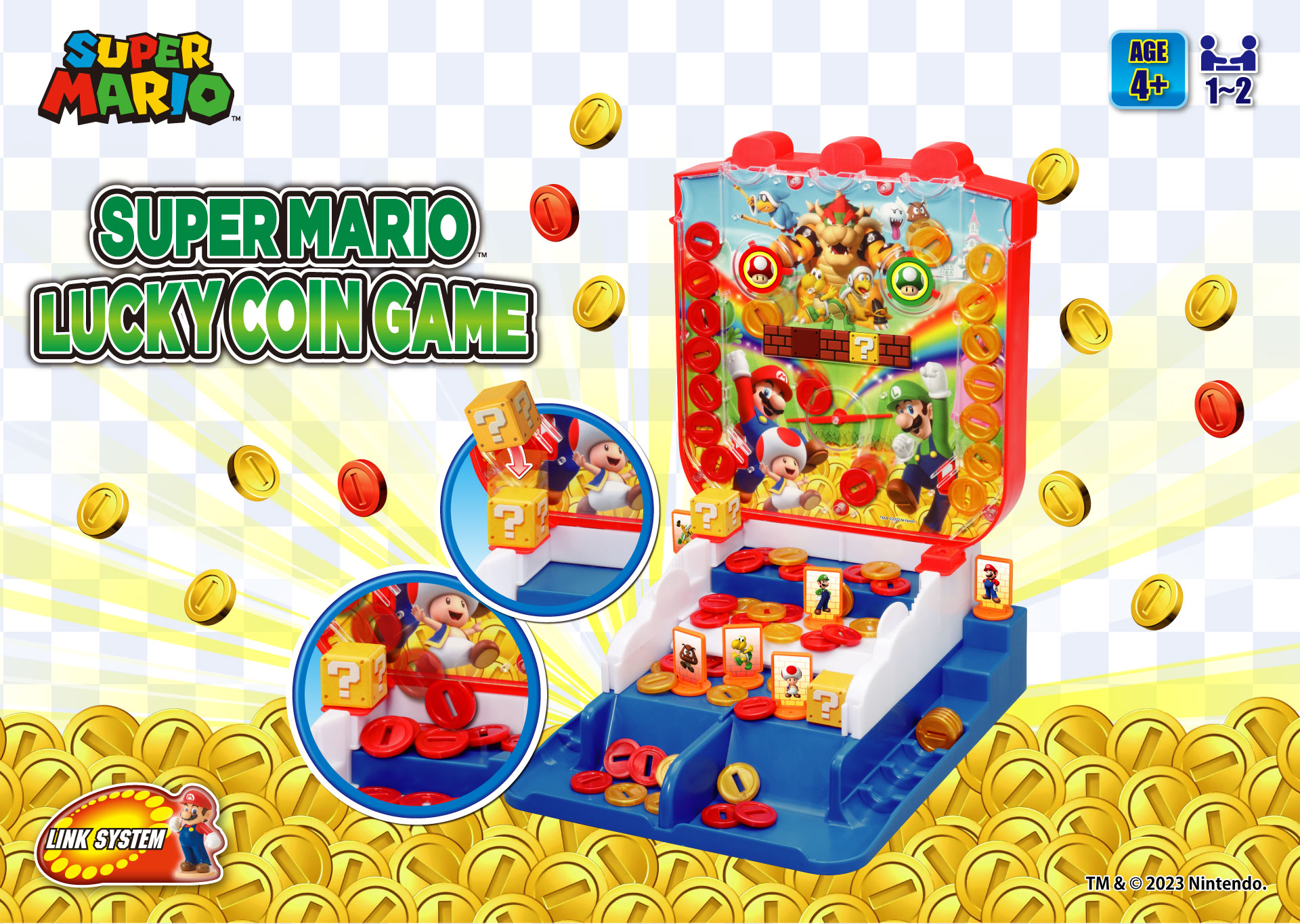 Jogo Clássico - Super Mario - Lucky Coin Game - Epoch