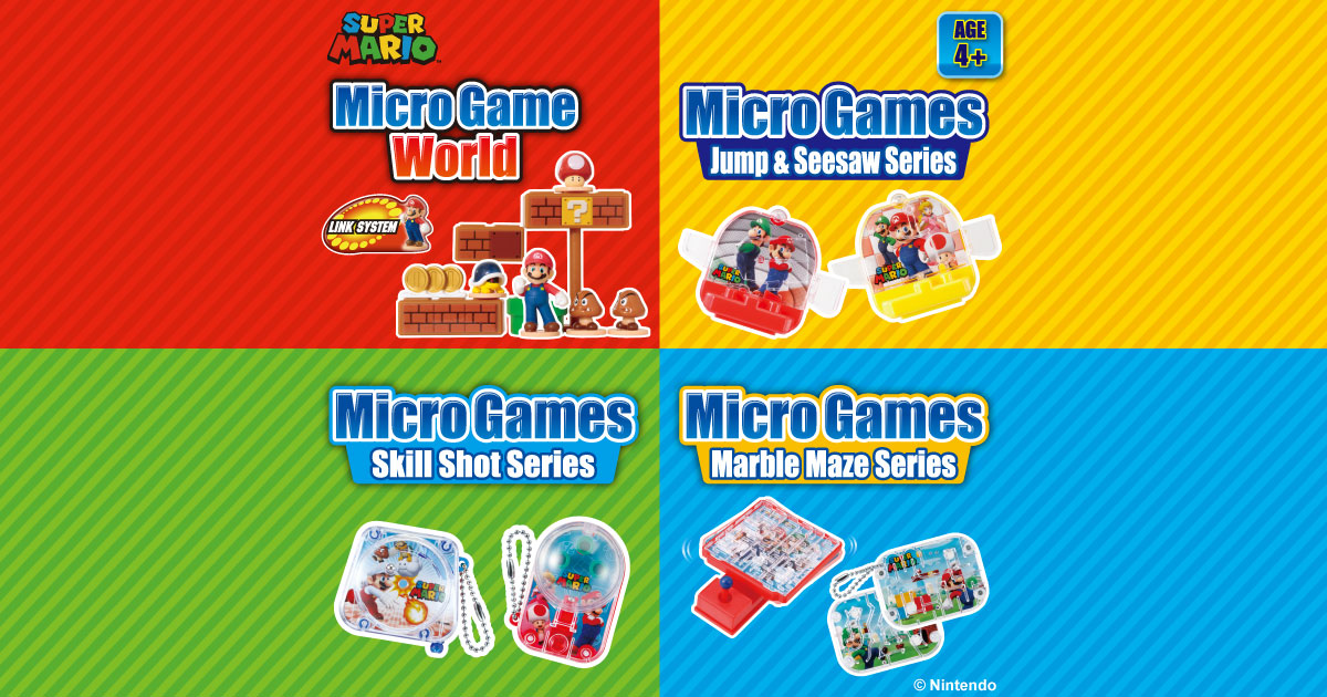 Micro Video Games Super Mario™ Micro Games|EPOCH games