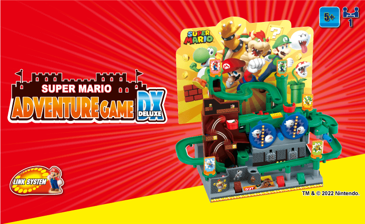 Epoch Games' Super Mario™ TM Super Mario™ Adventure Game Deluxe!Family board game for ages 5+