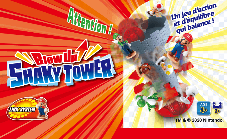 SUPER MARIO Blow UP! Shaky Tower