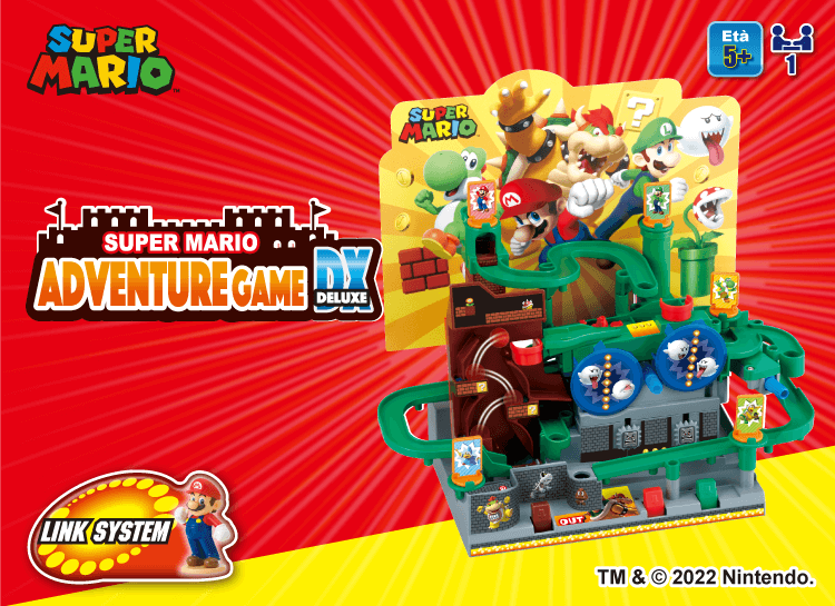 Epoch Games' Super Mario TM Super Mario Adventure Game Deluxe!Family board game for ages 5+
