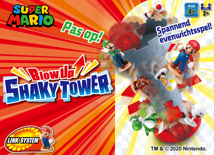SUPER MARIO Blow UP! SHAKY TOWER!