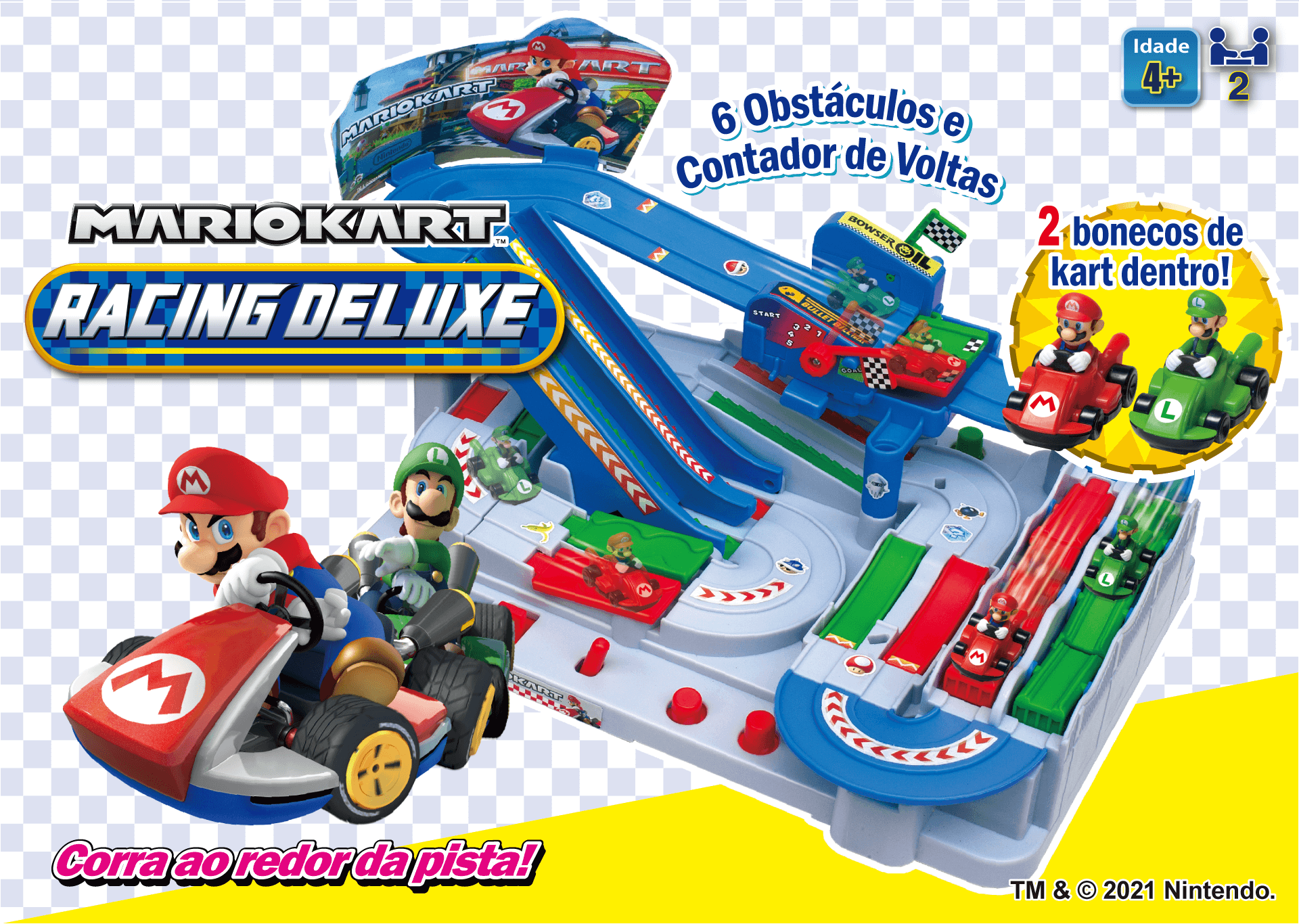 Mario Kart Racing Deluxe - Jogo Super Mario Kart Racing Deluxe - Epoch  Games - EPOCH GAMES